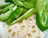 蓮根入り肉団子と野菜の甘辛炒め作り方6写真