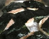 鶏ミンチのれんこんバーグ　with　海苔作り方6写真