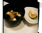 お味噌汁にかぼす♡作り方2写真