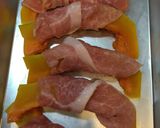 バターナッツ カボチャ のお肉巻作り方4写真
