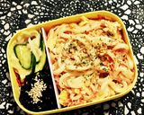 簡単5分で、卵とカニカマの焼きうどん作り方2写真
