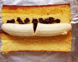 簡単チョコバナナケーキ♪BBQスイーツ☆作り方3写真