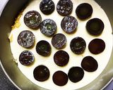 葡萄がめりこんだチーズケーキ作り方9写真