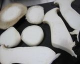 エリンギでゆる糖質ピザ作り方1写真