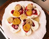 5才 ハートのケーキ作り方10写真
