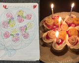 5才 ハートのケーキ作り方11写真