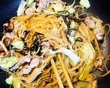時短！塩昆布豚キャベツ和風パスタ作り方3写真