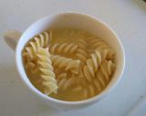 コーンスープでパスタ(^^♪作り方3写真