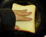 フライパンdeもっちりサクサクトースト♡作り方2写真