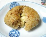 リメイク！麻婆豆腐で焼きおにぎり♪作り方4写真