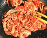 簡単★牛肉のツナソース和え作り方1写真