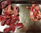 常備菜におつまみに＊コリコリ砂肝の塩煮作り方1写真
