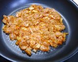 簡単！ムネ肉キムチの炒飯(甘辛たれ)作り方2写真
