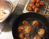 節約ごはん◎とりひき肉団子の甘酢あん作り方5写真