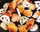 【お弁当に】鶏肉と蓮根の醤油炒め作り方3写真