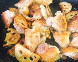 【お弁当に】鶏肉と蓮根の醤油炒め作り方6写真