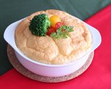 クリスマスに★簡単スフレオムライス作り方6写真