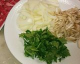 絶品☆牛肉とゴボウの玉子とじ(柳川風)作り方1写真