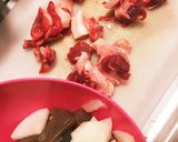 簡単★名古屋のどて煮★30分煮こむだけ作り方1写真