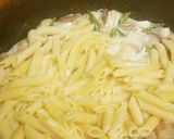 鶏肉ときのこのクリームペンネ作り方7写真
