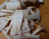 鶏ささみとネギときのこのピリ辛 味噌煮♡作り方2写真