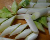 鶏ささみとネギときのこのピリ辛 味噌煮♡作り方3写真