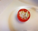 可愛い帽子のトマトサラダ作り方5写真
