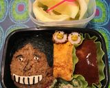 松崎しげる弁当 キャラ弁作り方3写真