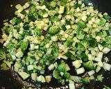 燻製モッツァレラと野菜のパスタ作り方6写真