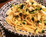 燻製モッツァレラと野菜のパスタ作り方9写真