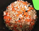 離乳食☆鶏ごぼうご飯の素フリージング作り方4写真