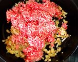 クリチをのせて☆肉味噌と卵の南瓜グラタン作り方3写真