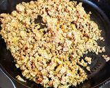クリチをのせて☆肉味噌と卵の南瓜グラタン作り方5写真