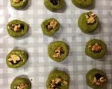 レーズンとクルミの抹茶クルクルクッキー♡作り方5写真