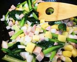 小松菜と魚肉ソーセージのキッシュ作り方4写真