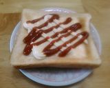 マヨケチャチーズトースト作り方2写真