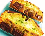 簡単☆チョコチップ抹茶マーブルケーキ作り方12写真