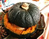 坊っちゃんカボチャのチーズ焼き⭐作り方1写真