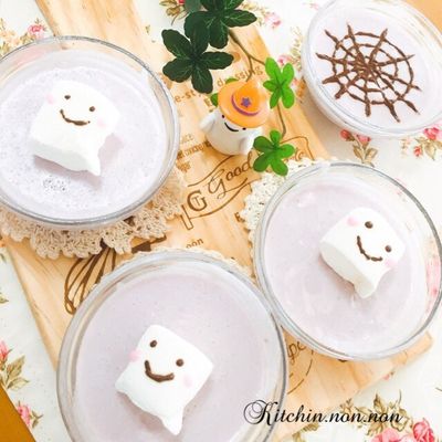 ハロウィンに簡単、マシュマロおばけちゃん by のん♪♪のん
