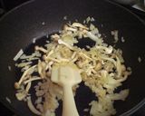 かぼちゃとしめじの秋色パスタ作り方2写真