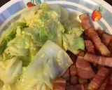 朝ご飯☆ウィンナーとキャベ玉作り方4写真