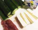 即席！火を使わない♡クリチク梅肉巻き作り方3写真