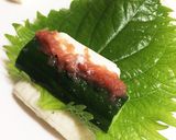 即席！火を使わない♡クリチク梅肉巻き作り方4写真