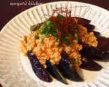 フライパンひとつde肉味噌あんかけナス♡作り方6写真