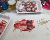 牛巻き砂肝作り方1写真