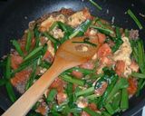 カフェ風♪ニラ玉トマ肉ご飯作り方5写真