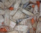根菜類と人参の炊き込みご飯作り方6写真