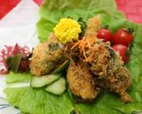 ヘルシー薬膳・刺身と鳥つくね揚げ作り方8写真