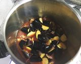 牛スジとナスの野菜ジュース煮作り方5写真