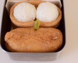 【キャラ弁】稲荷寿司でハロウィン弁当作り方2写真